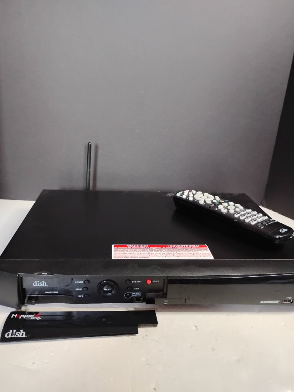 Dish Network Hopper DVR with Sling and Remote